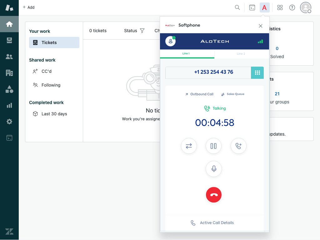 Softphone CTI by AloTech screenshot 1